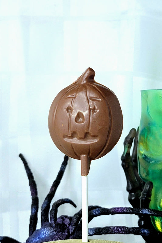 2 Halloween Pumpkin Lollipops
