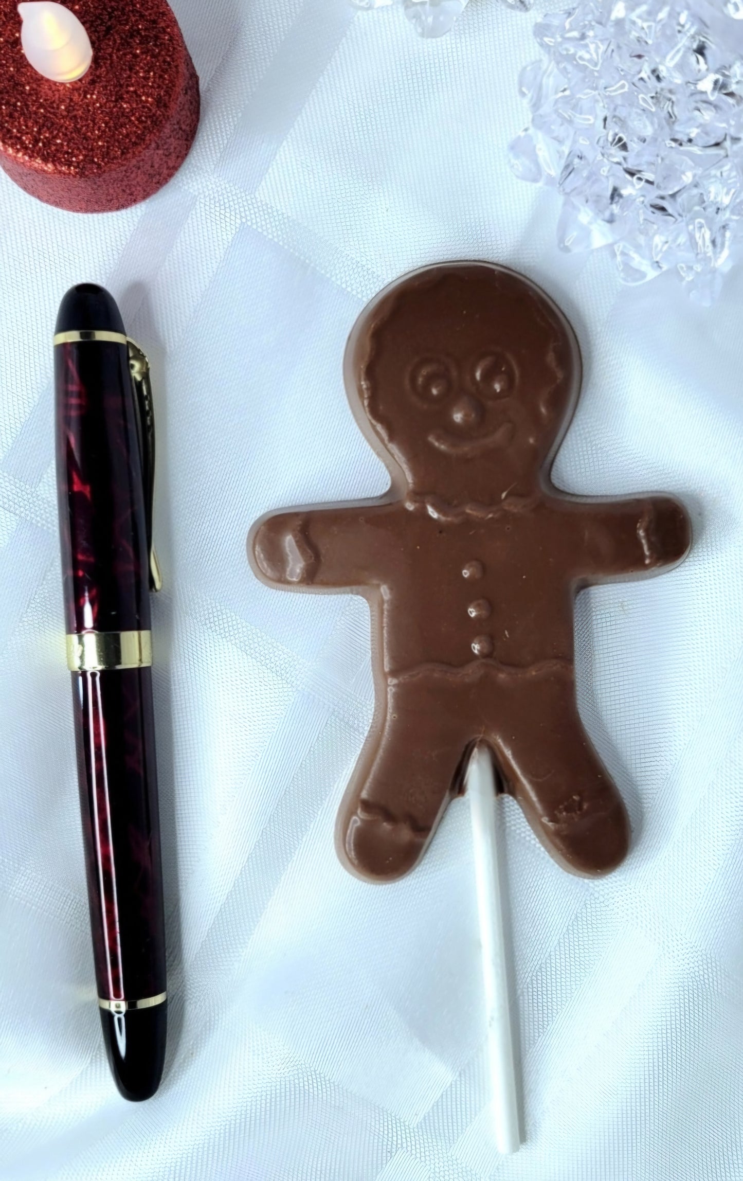 Christmas Ginger bread man lollipop.